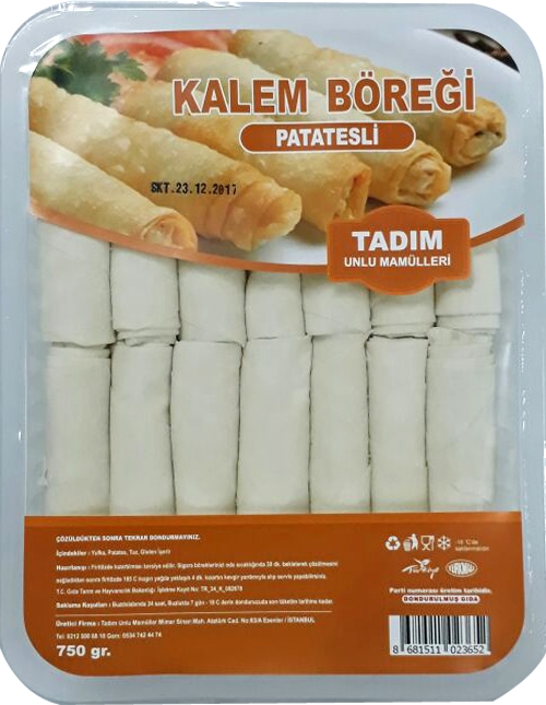 Kalem Böreği Patatesli 750gr.