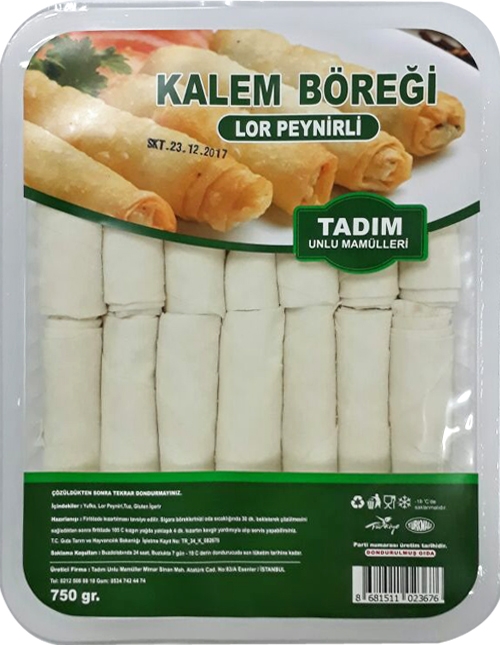Kalem Böreği Lor Peynirli 750gr.