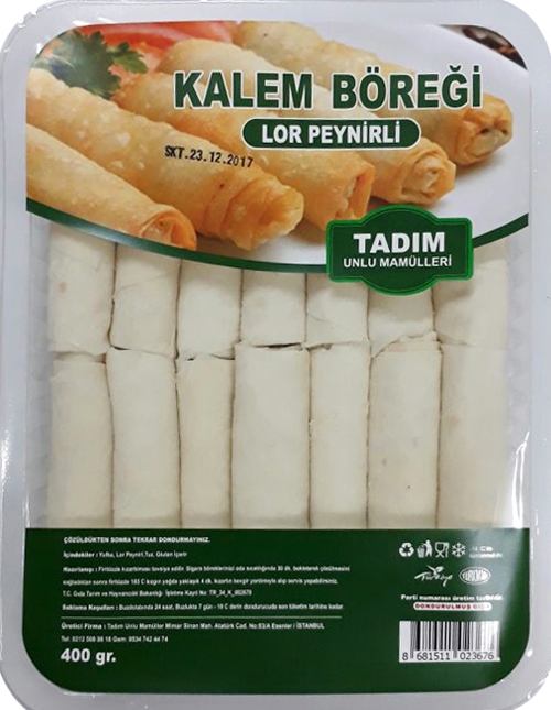 Kalem Böreği Lor Peynirli 400gr.